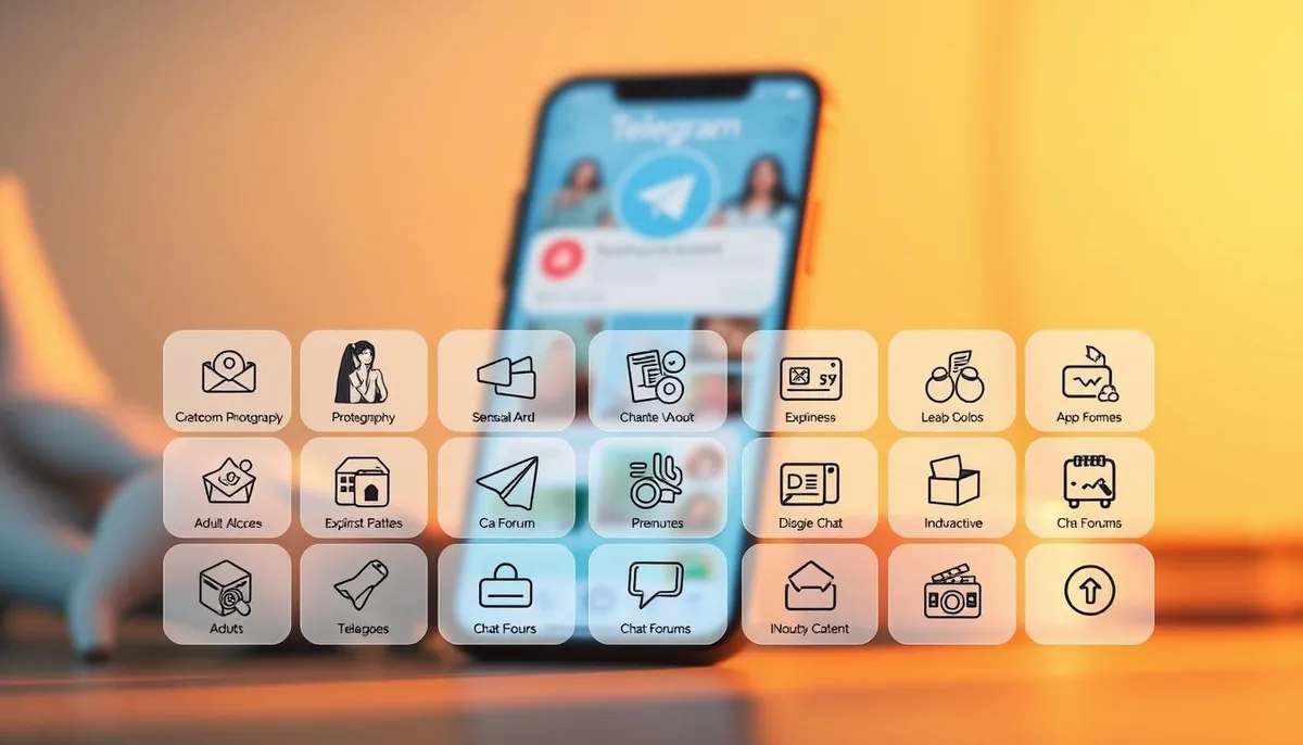 Categories de contenus adultes sur Telegram