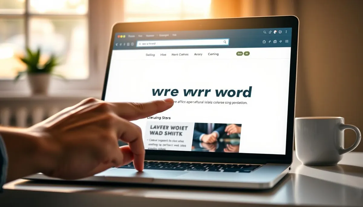 Strategic power word placement on landing pages