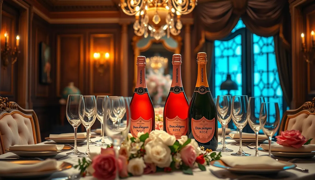 pairing and occasions for Dom Pérignon Rosé sparkling wine