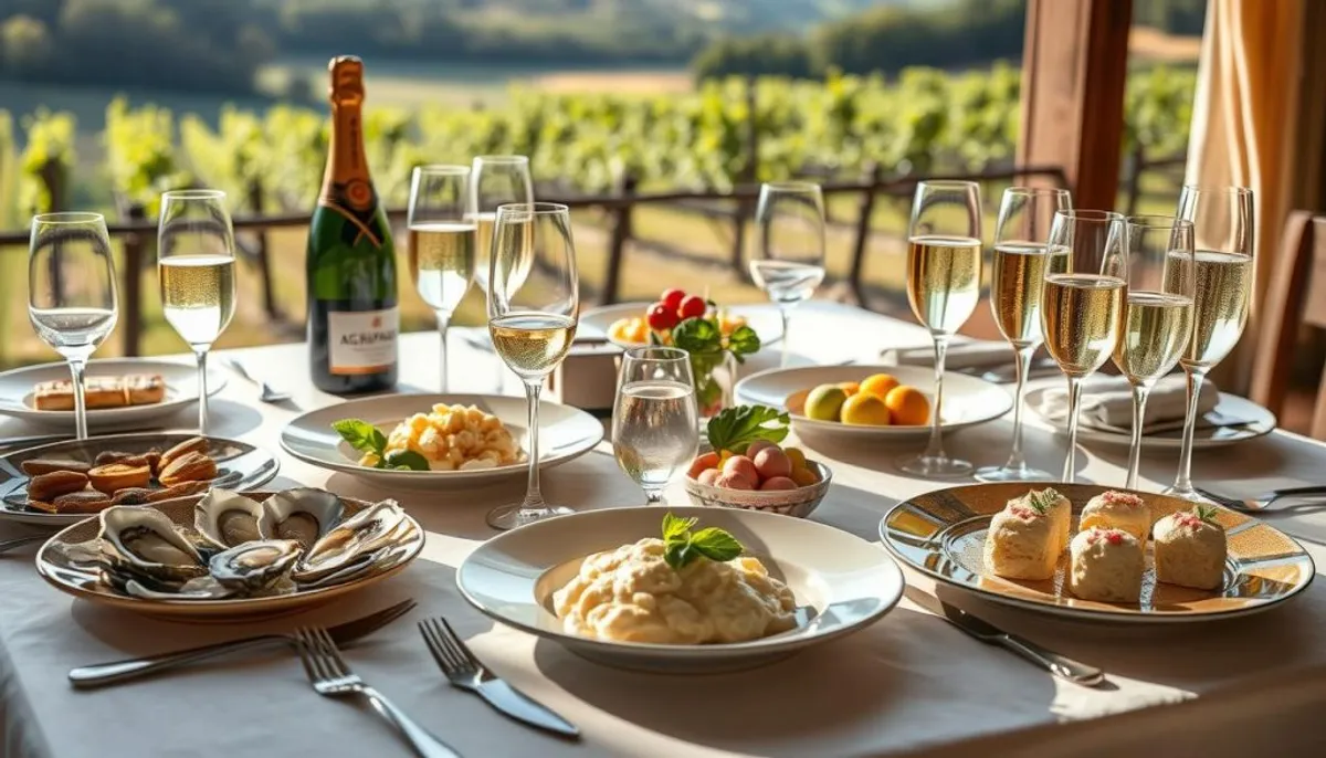 Agrapart Champagne food pairings