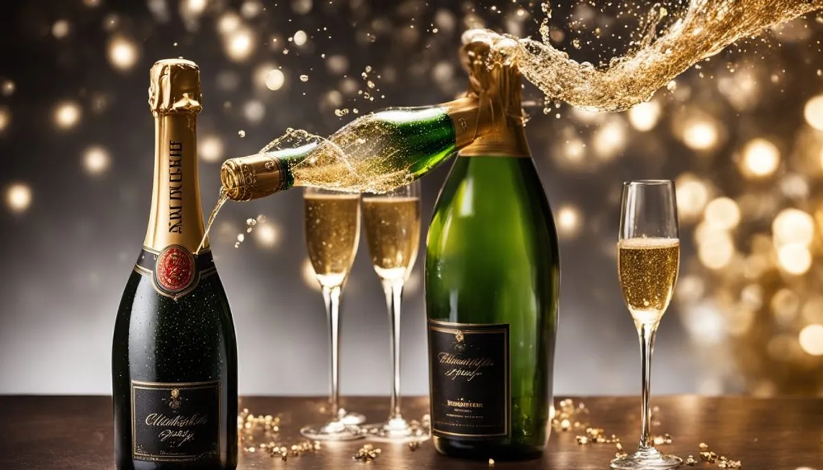 angling champagne bottle angling champagne bottle