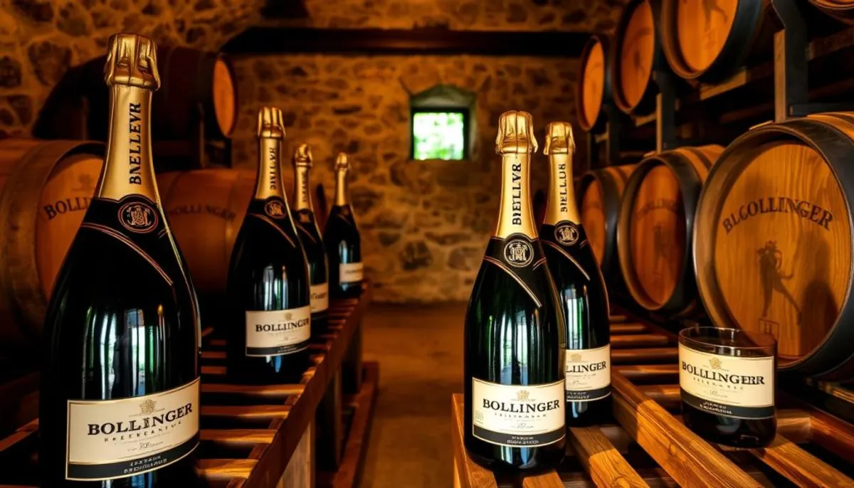 Bollinger reserve wines in magnum storage Bollinger reserve wines in magnum storage