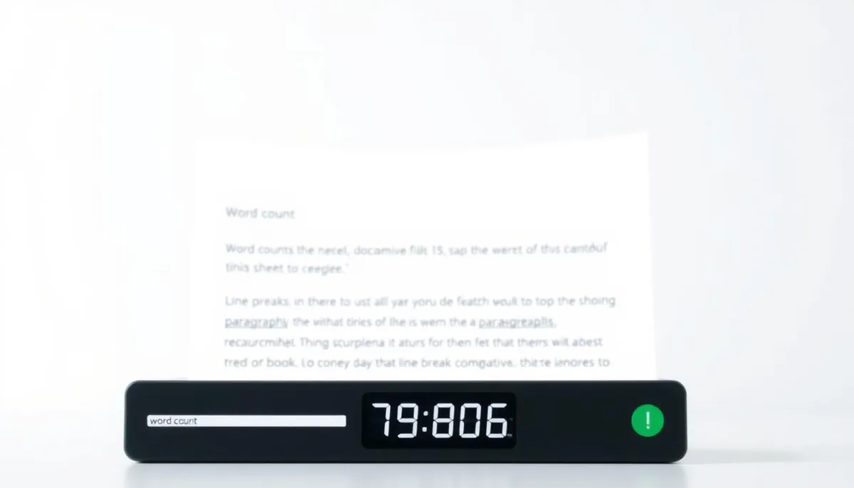 Word count tutorial interface