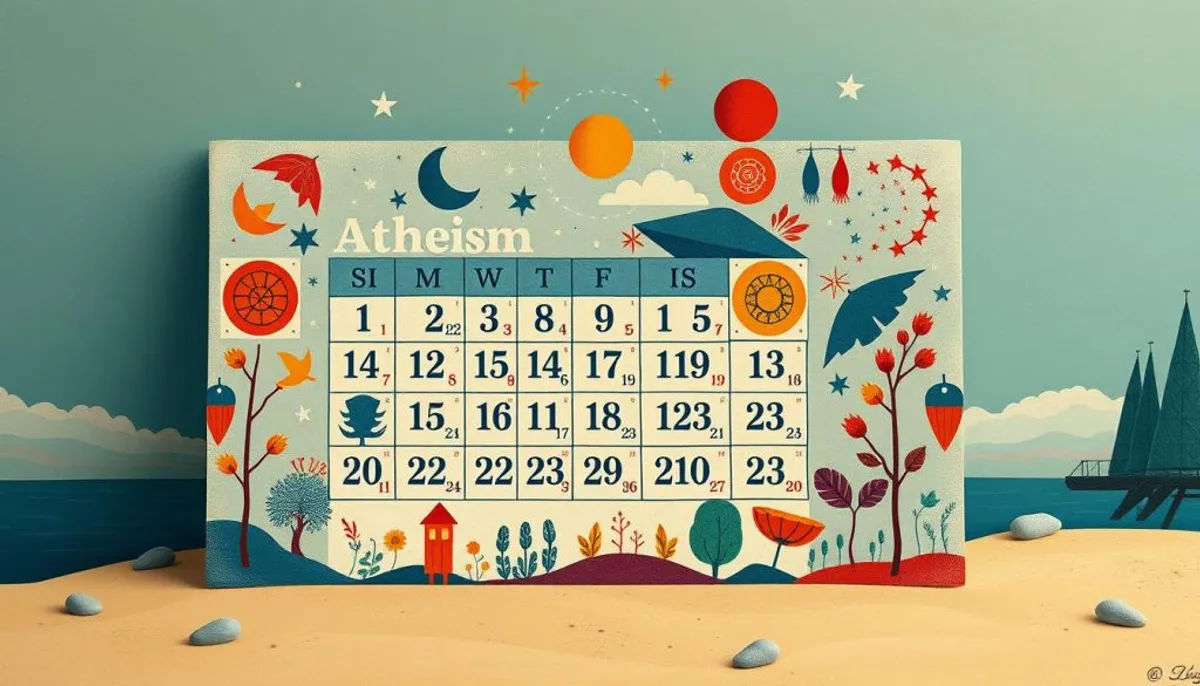 Calendrier athéiste de Céline Bara