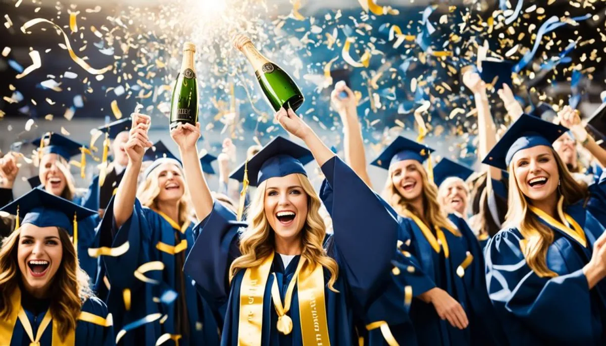 Champagne bottle poses graduation Champagne bottle poses graduation