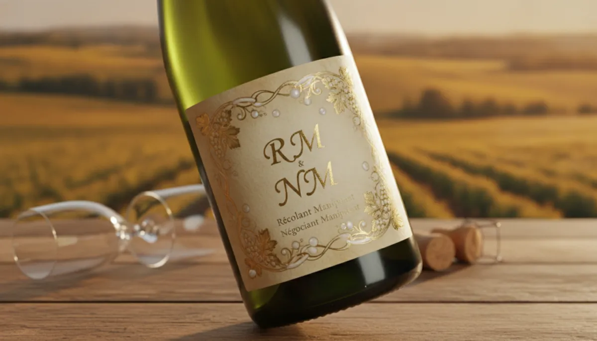 champagne label rm nm champagne label rm nm