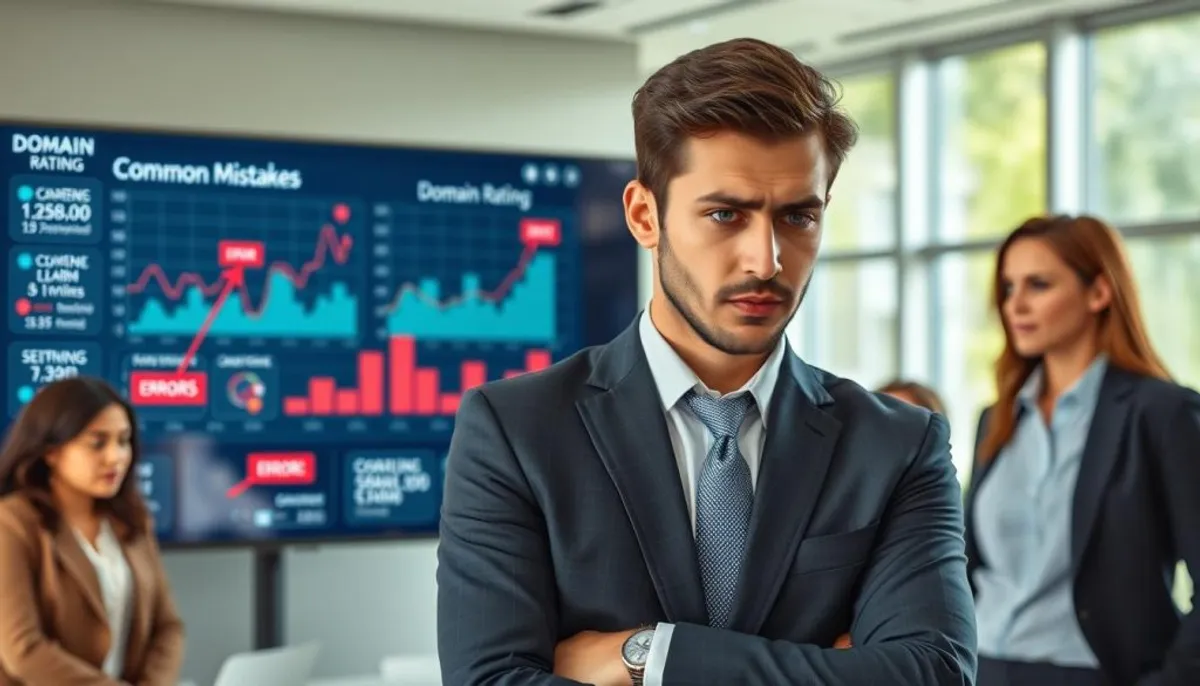 common mistakes in domain rating