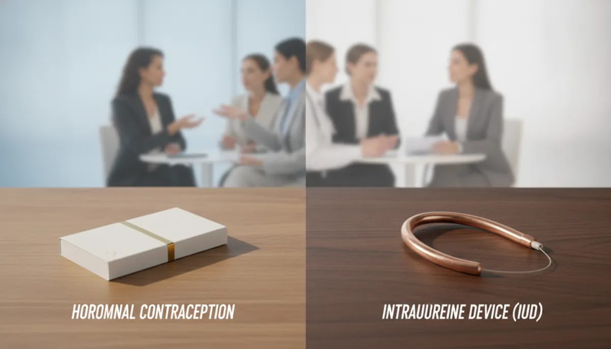 Comparaison entre contraception hormonale et dispositif intra-utérin