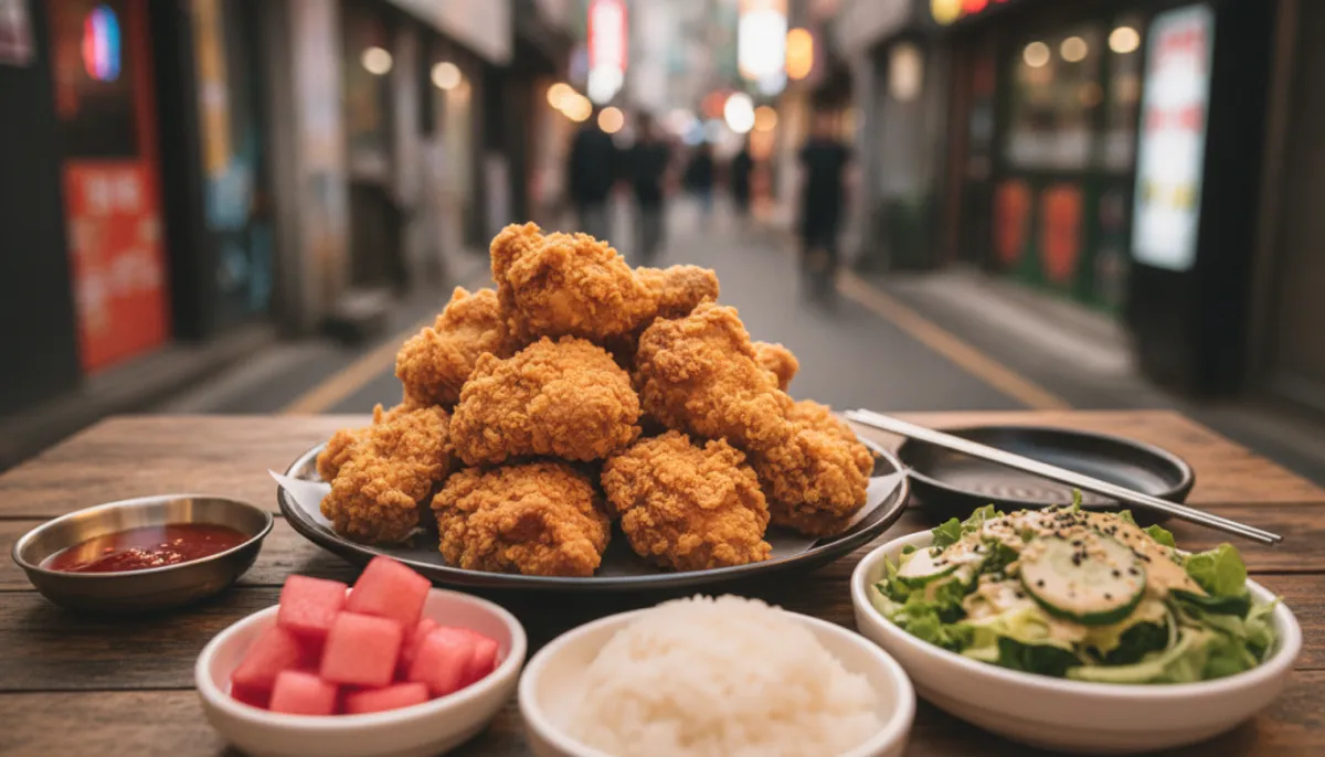 Crispy Seoul fried chicken and sides