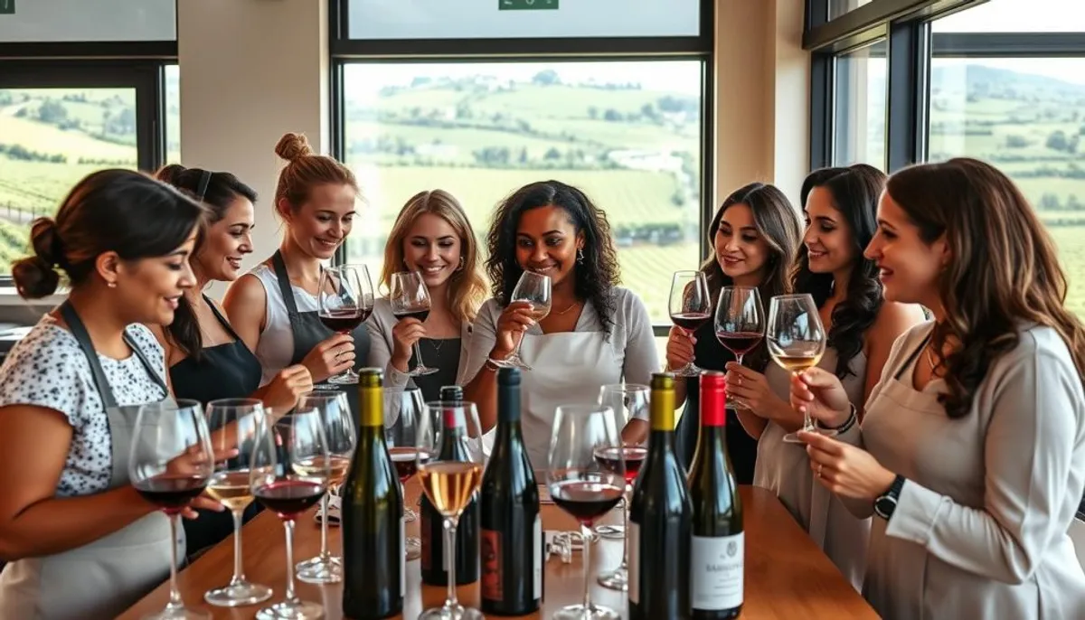 Female sommeliers in wine education Female sommeliers in wine education