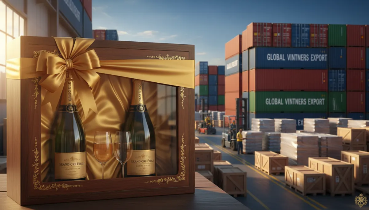global export shipping champagne