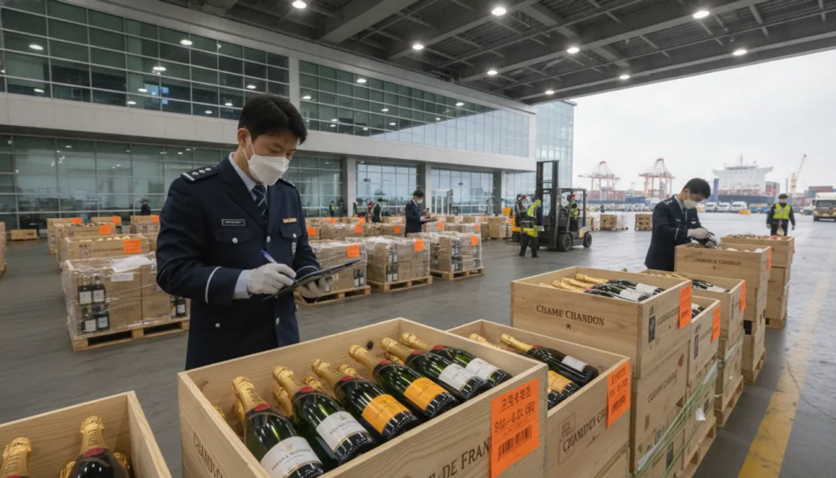 importing champagne into South Korea importing champagne into South Korea