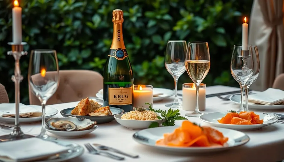 Krug food pairing Krug food pairing