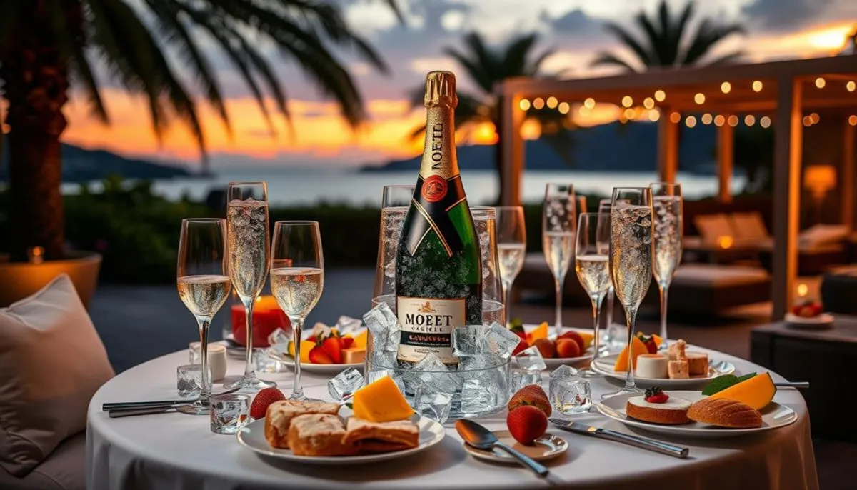 Moet Ice Magnum champagne pairing