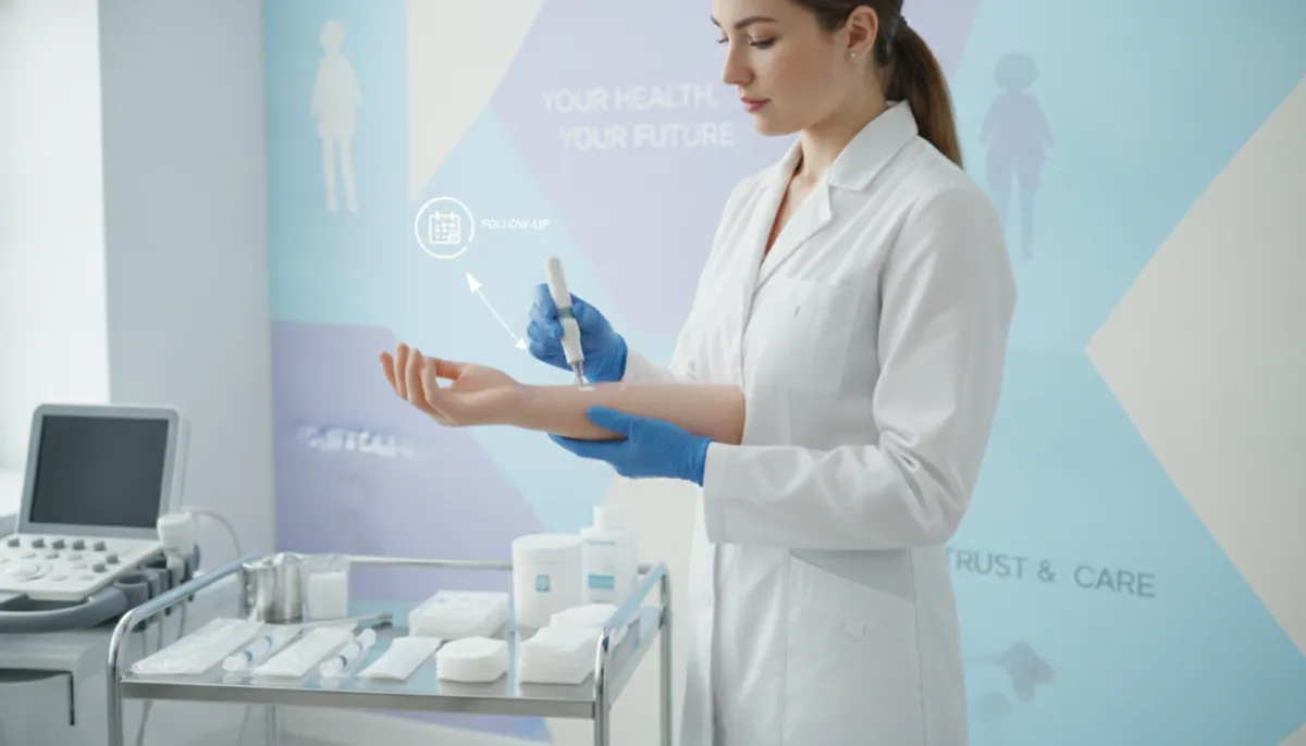 procedimento de inserção implante contraceptivo