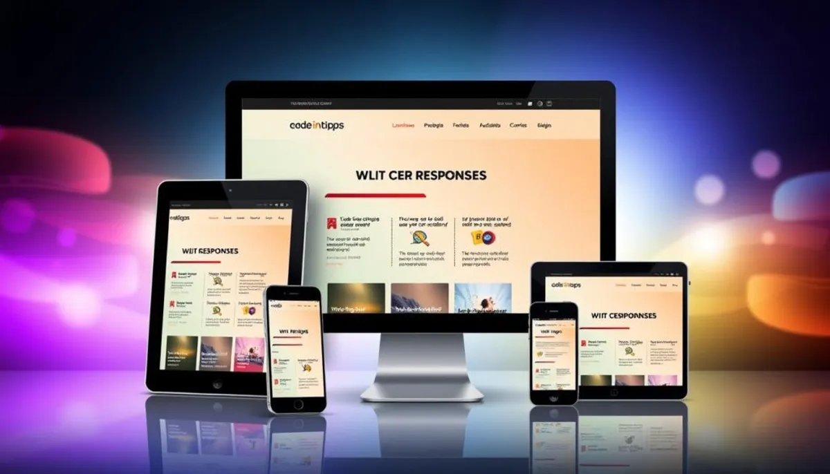 Responsive web design across devices Responsive web design across devices